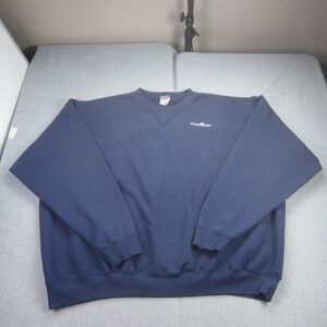 Carhartt Swatshirt 4XL Tall Mens Blue Crewneck Long Sleeve Pullover K133